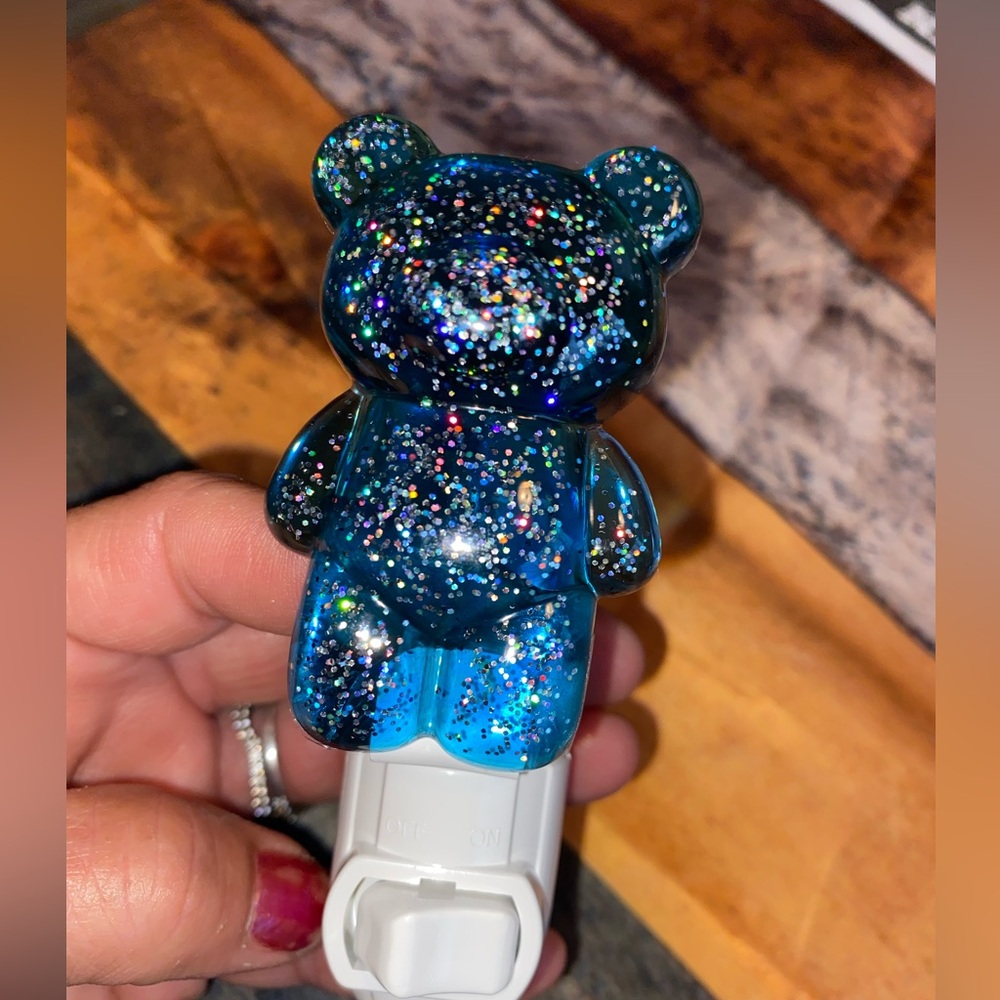 Handmade Blue Gummy Bear Nightlight